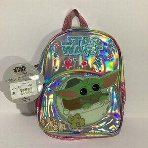 Star Wars Baby Yoda Mandalorian Mini BackPack Multi Color  Brand New W/ Tags